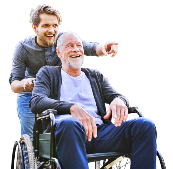 image of two men smiling